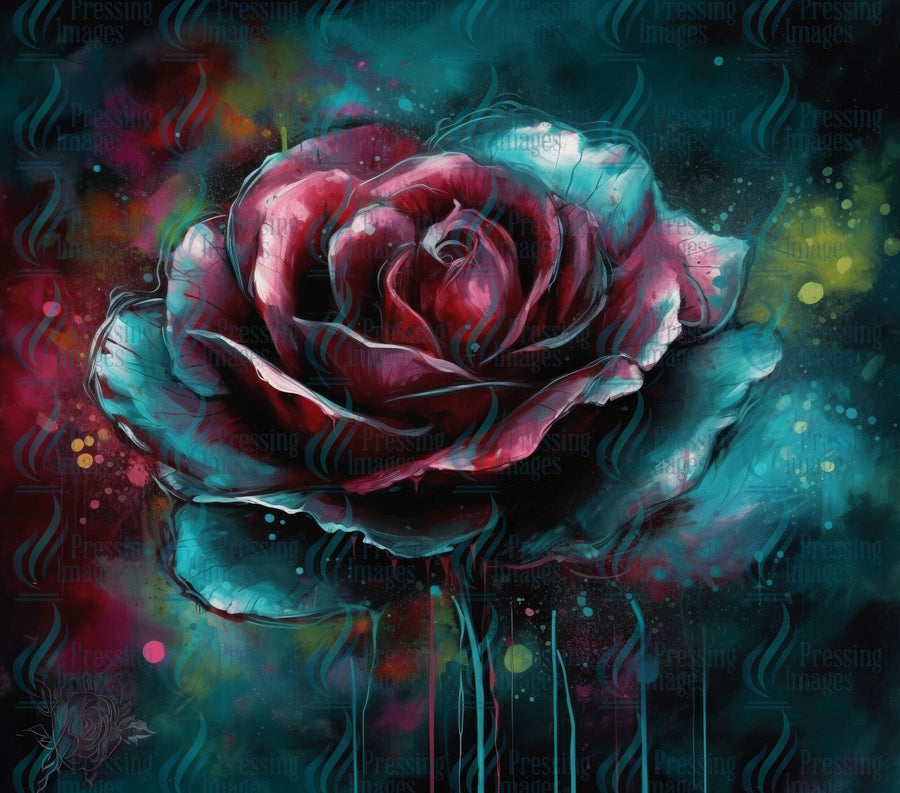 33304 Dark Roses Tumbler Wrap 2.