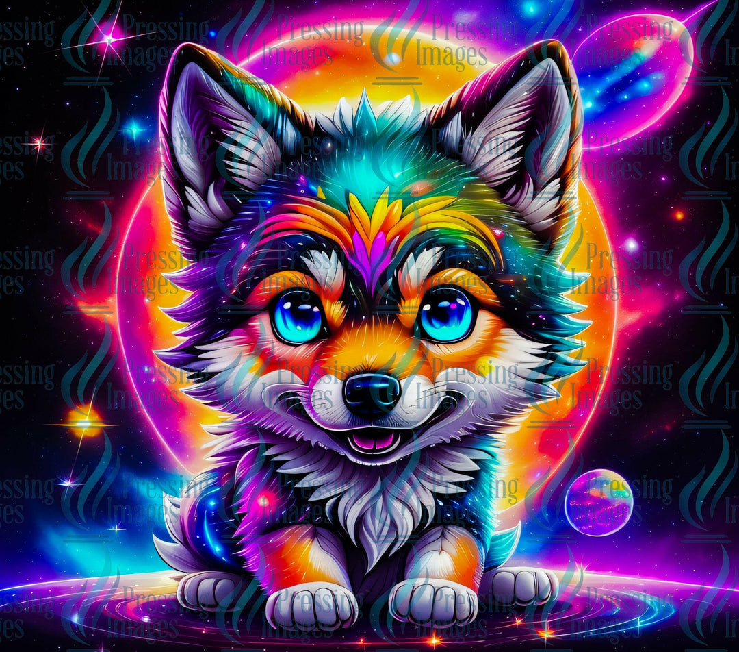 33316 GWD Space Wolf Tumbler Wrap.