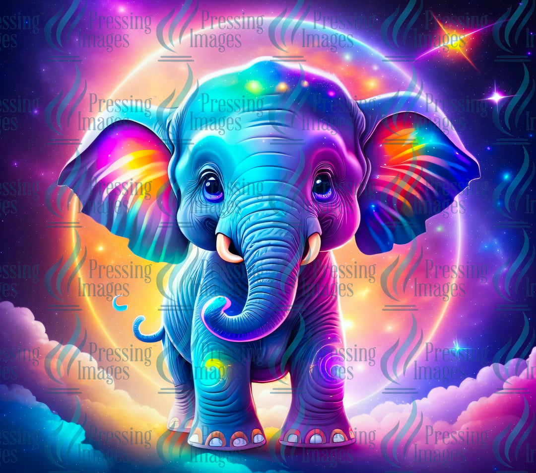 33319 GWD Space Elephant Tumbler Wrap.