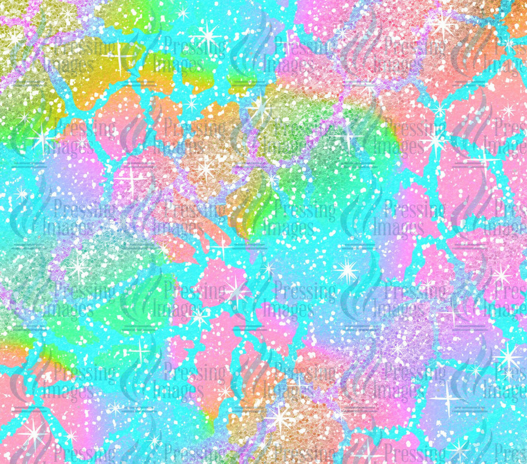 33321 Giraffe Print Glitter Tumbler Wrap.