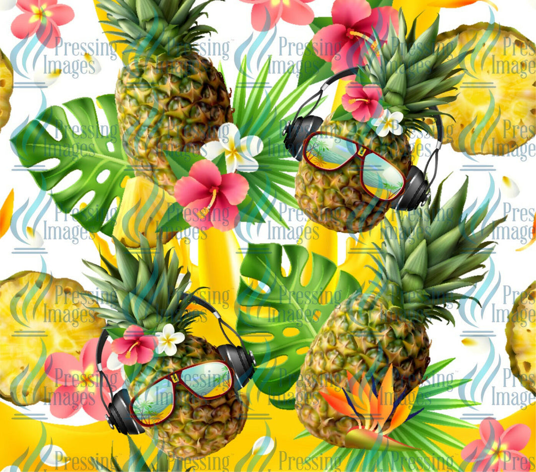 33322 Cool Pineapples Tumbler Wrap.