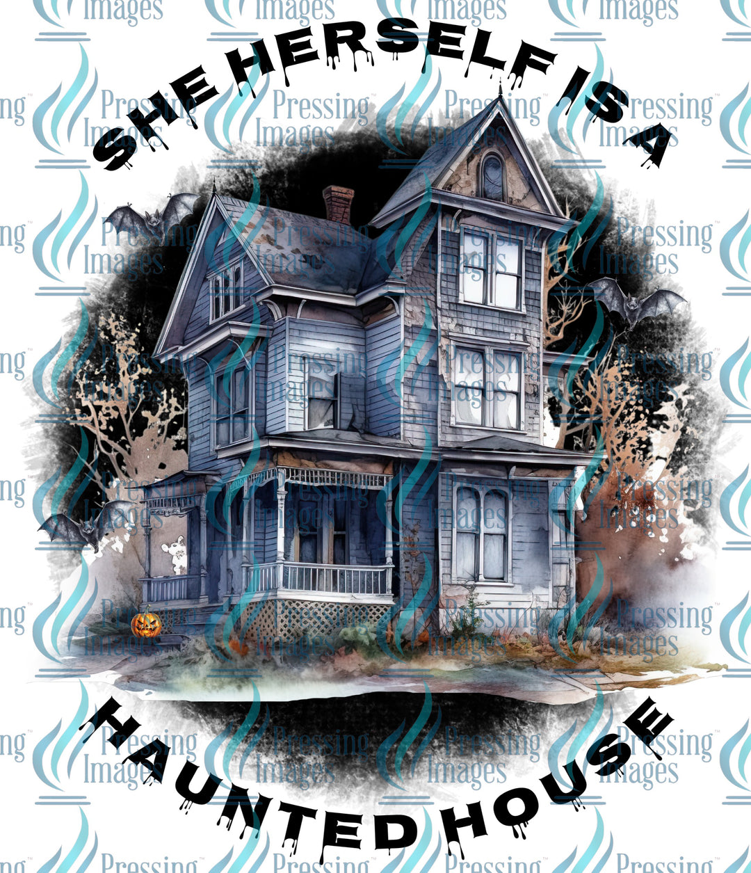 Decal 33329 She Herself is a Haunted House
