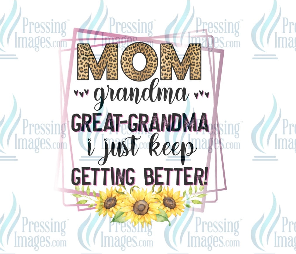 DTF: 1068 Mom Grandma Great Grandma