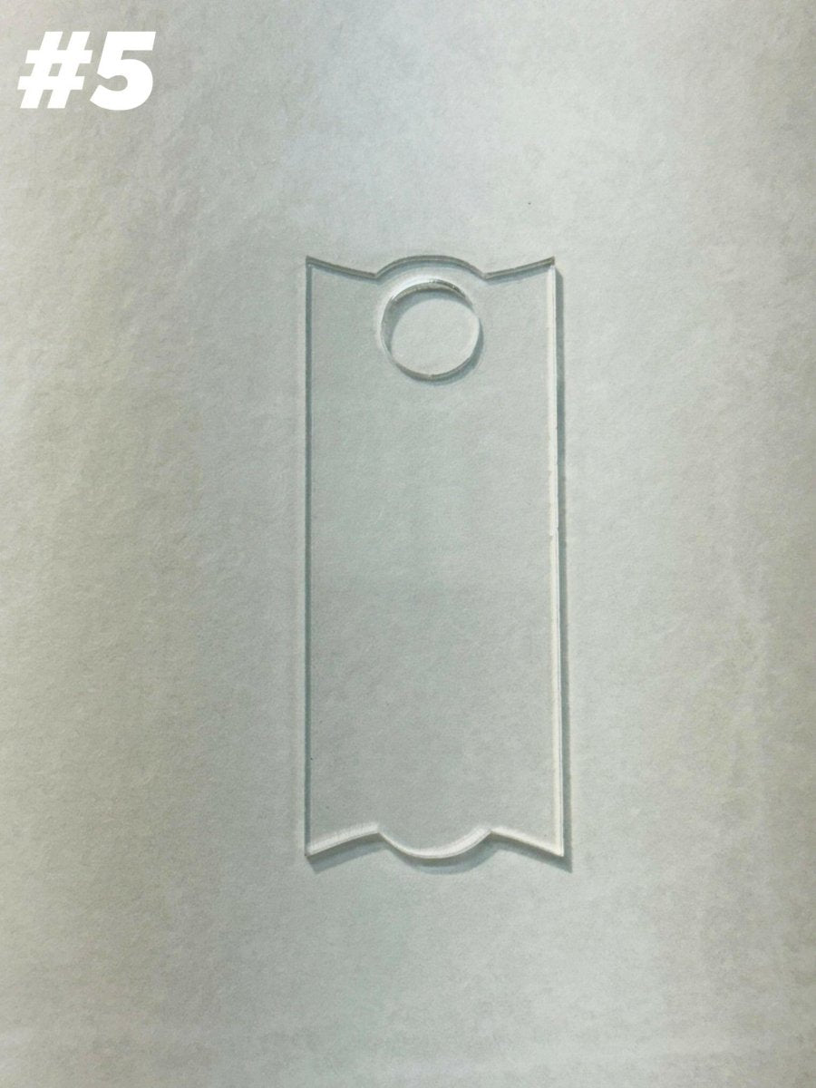 40oz Acrylic Tumbler Topper Bundle of 5 - Pressing Images