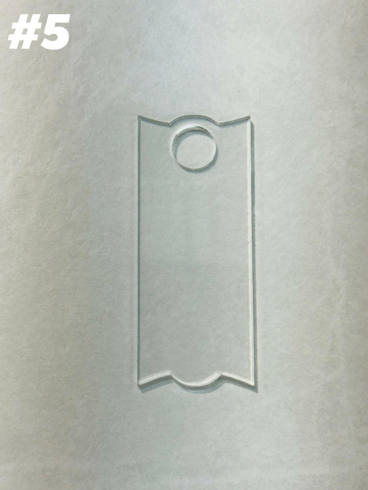 40oz Acrylic Tumbler Topper Bundle of 5 - Pressing Images