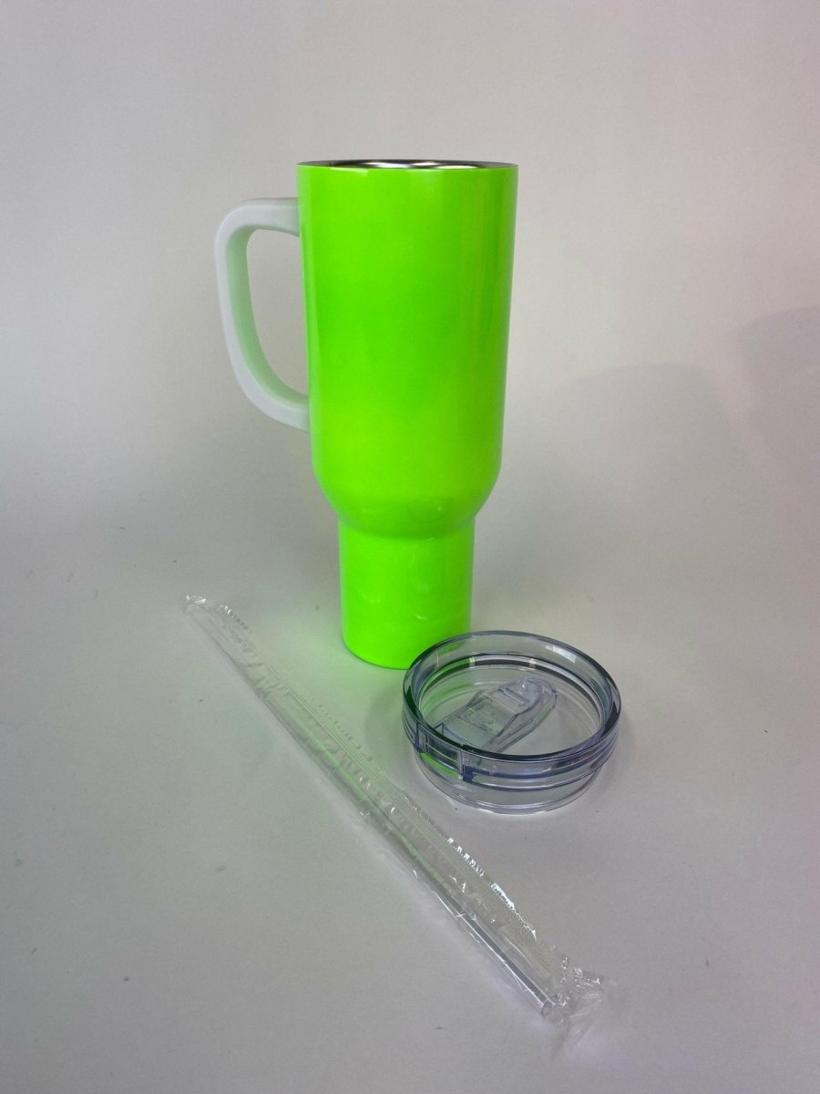 40oz Neon sublimation tumbler - Pressing Images