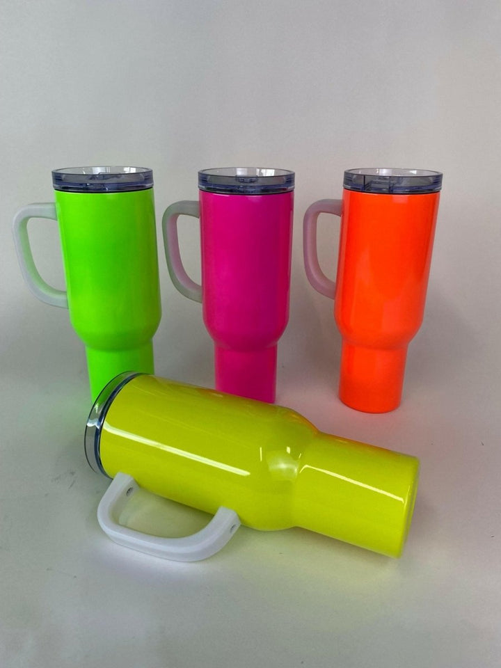 40oz Neon sublimation tumbler - Pressing Images
