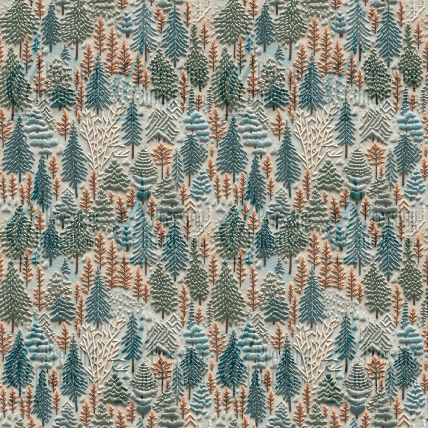 5007 Christmas Embroidery - Pressing Images