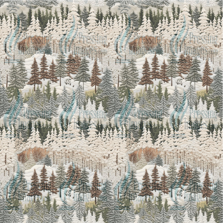 5008 Christmas Embroidery - Pressing Images