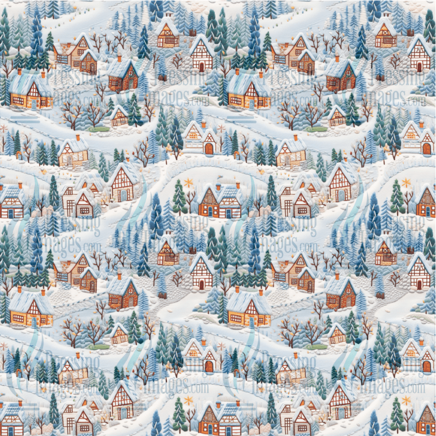 5013 Christmas Embroidery - Pressing Images