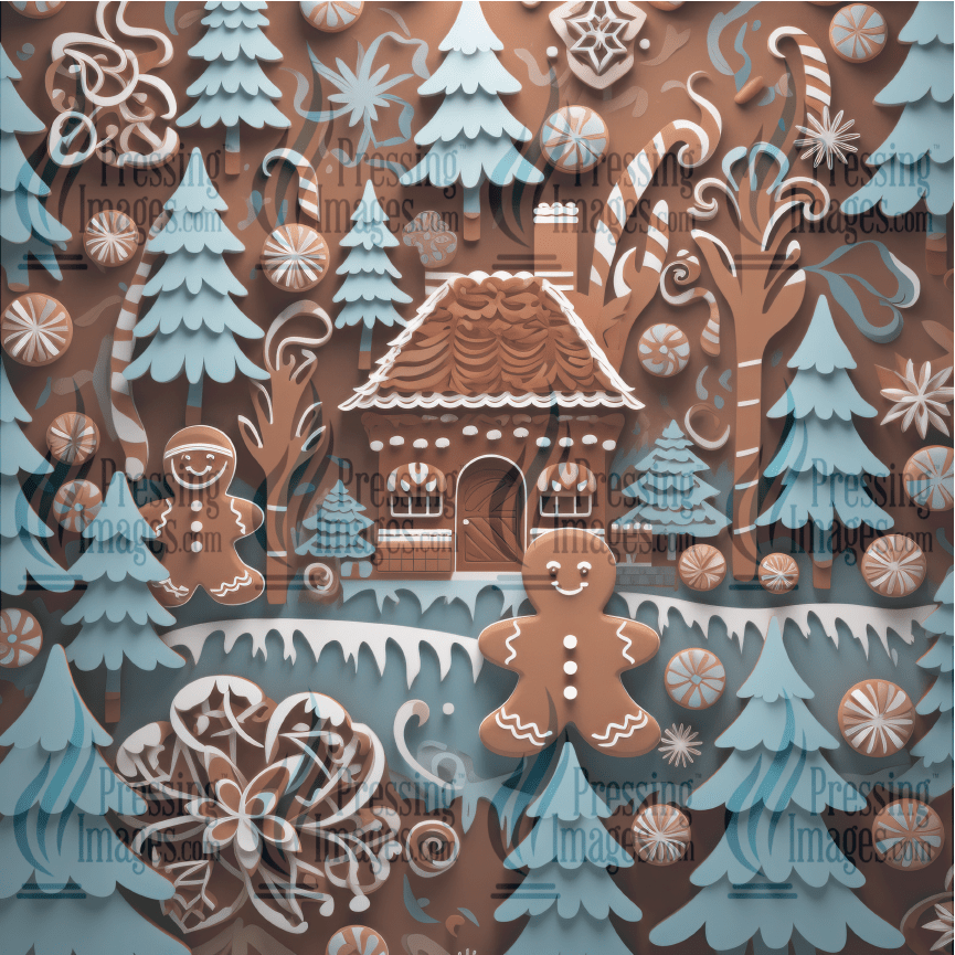5023 Gingerbread - Pressing Images