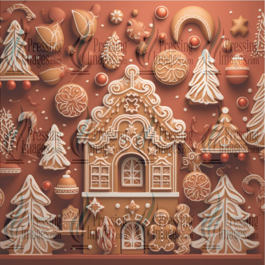 5027 Gingerbread - Pressing Images