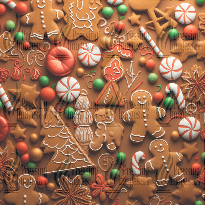 5028 Gingerbread - Pressing Images
