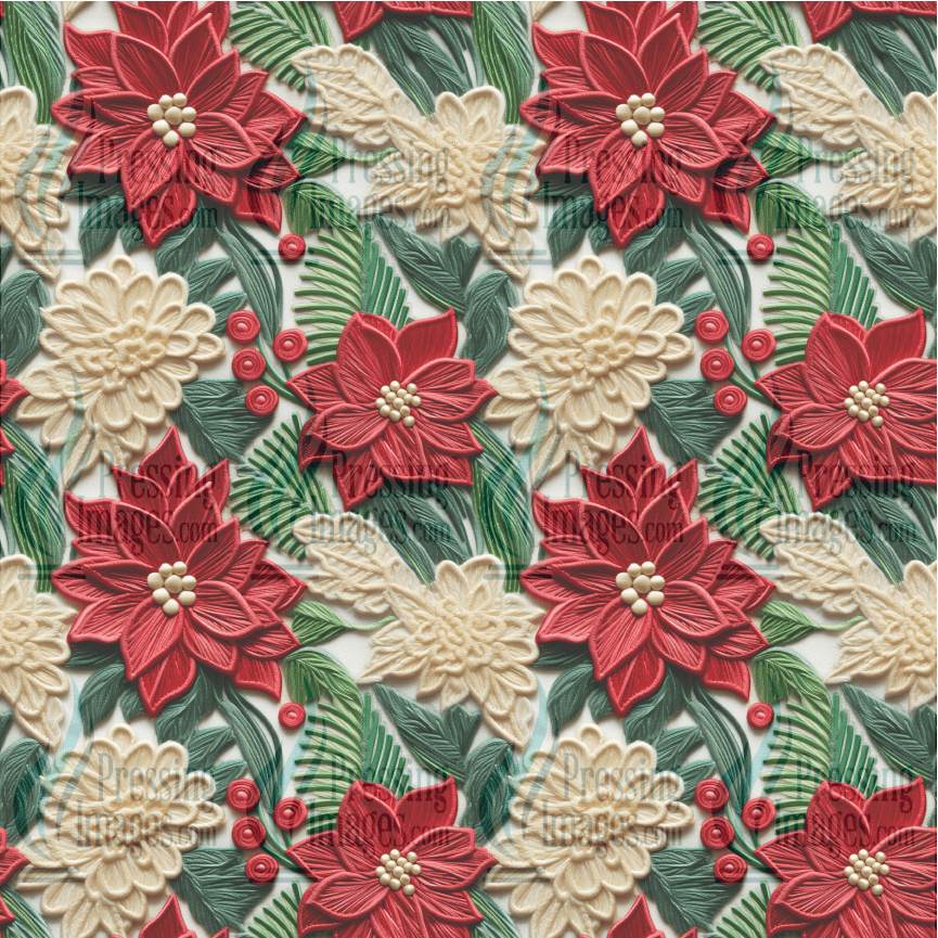 5046 Christmas Flower - Pressing Images