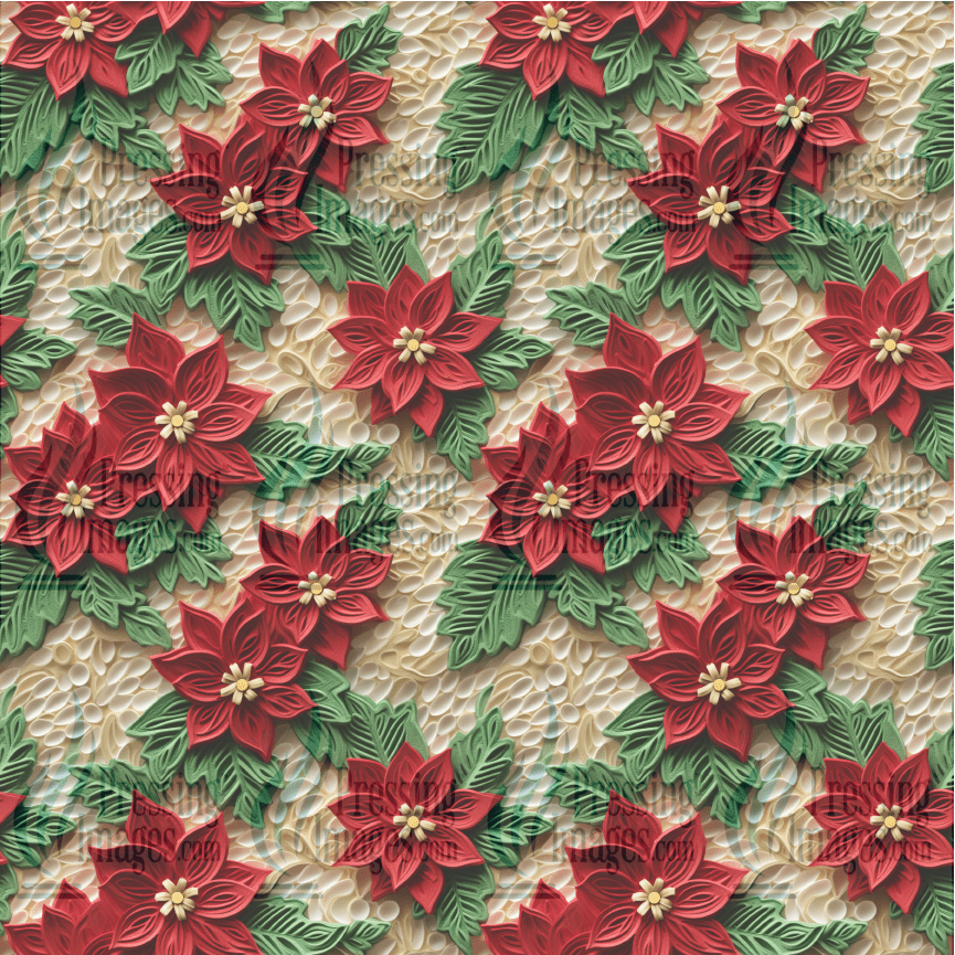 5052 Christmas Flower - Pressing Images