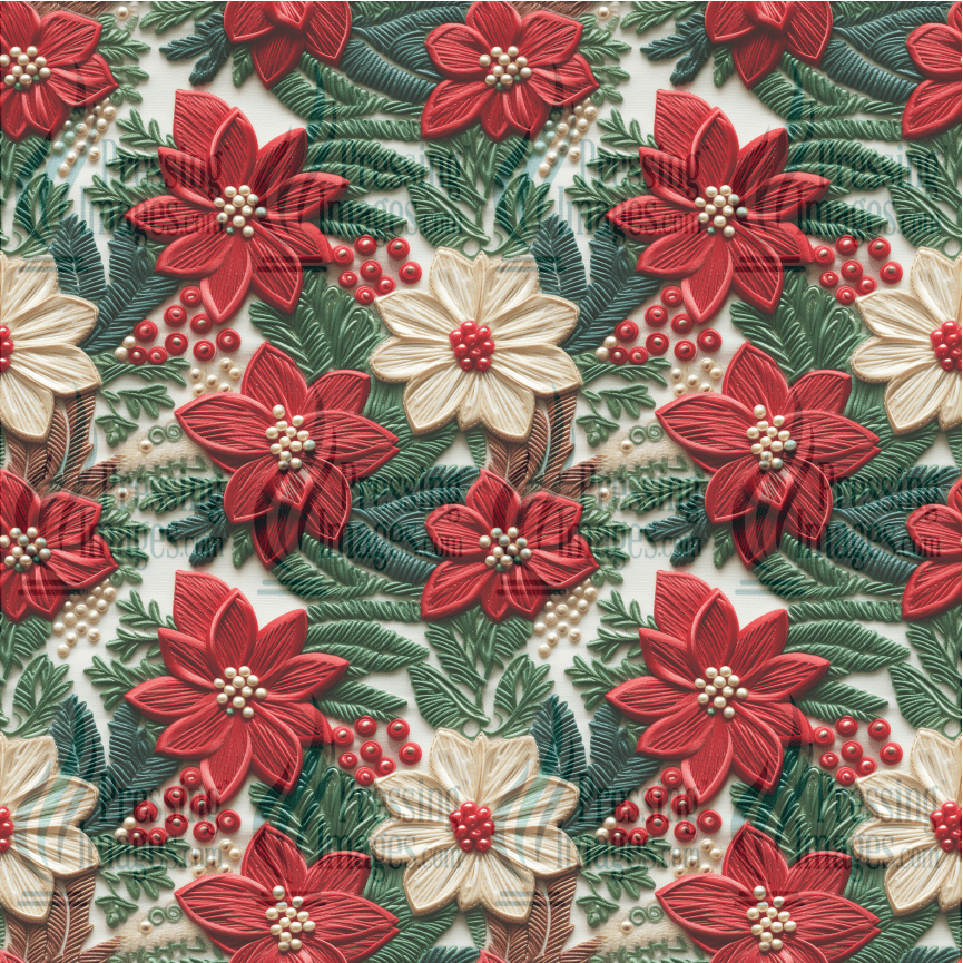 5055 Christmas Flower - Pressing Images