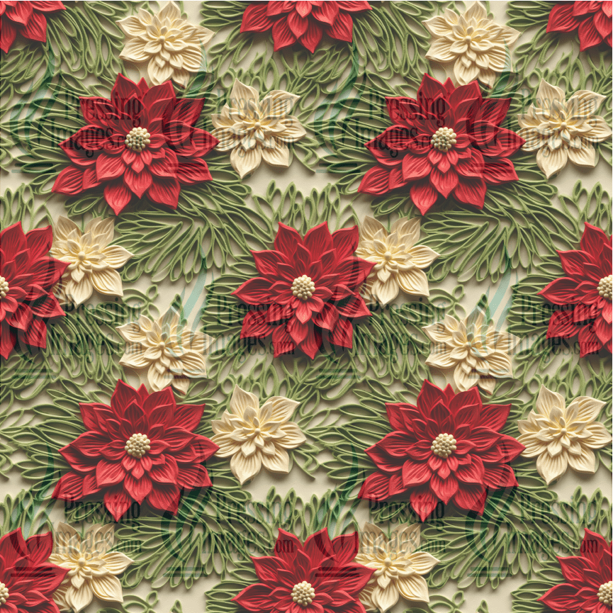 5056 Christmas Flower - Pressing Images