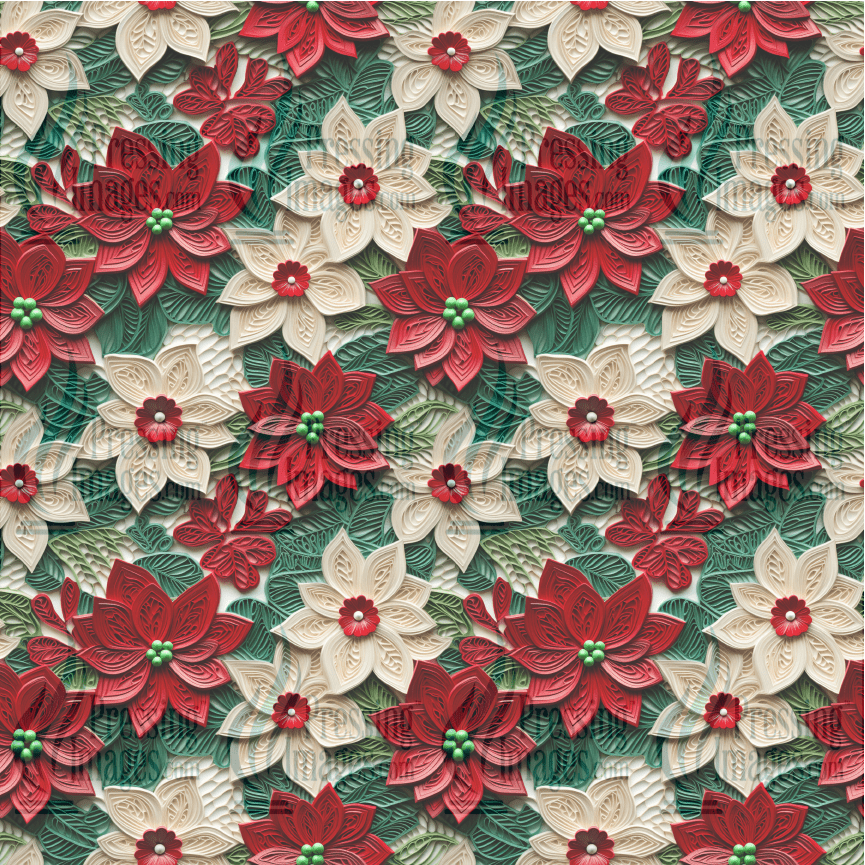 5057 Christmas Flower - Pressing Images