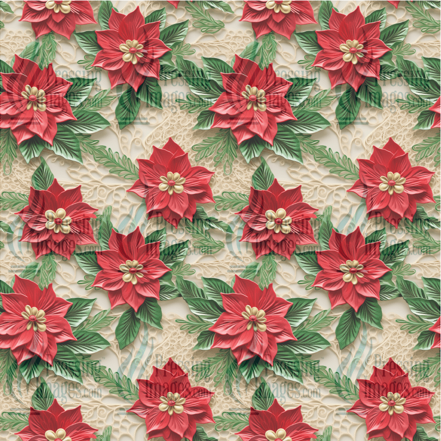 5060 Christmas Flower - Pressing Images