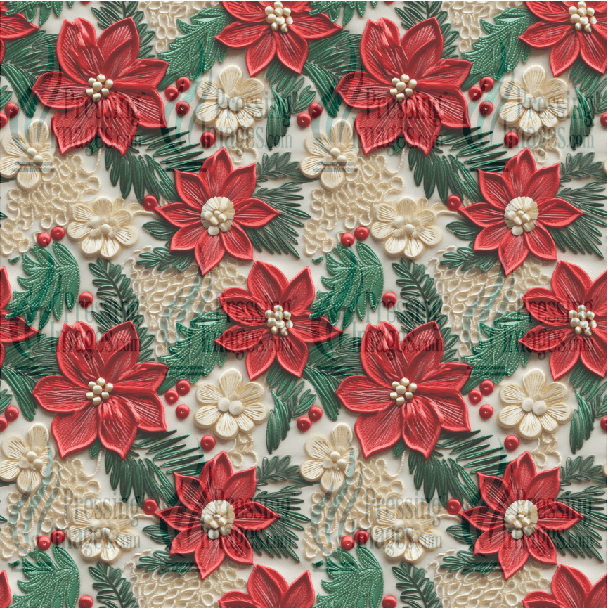 5061 Christmas Flower - Pressing Images