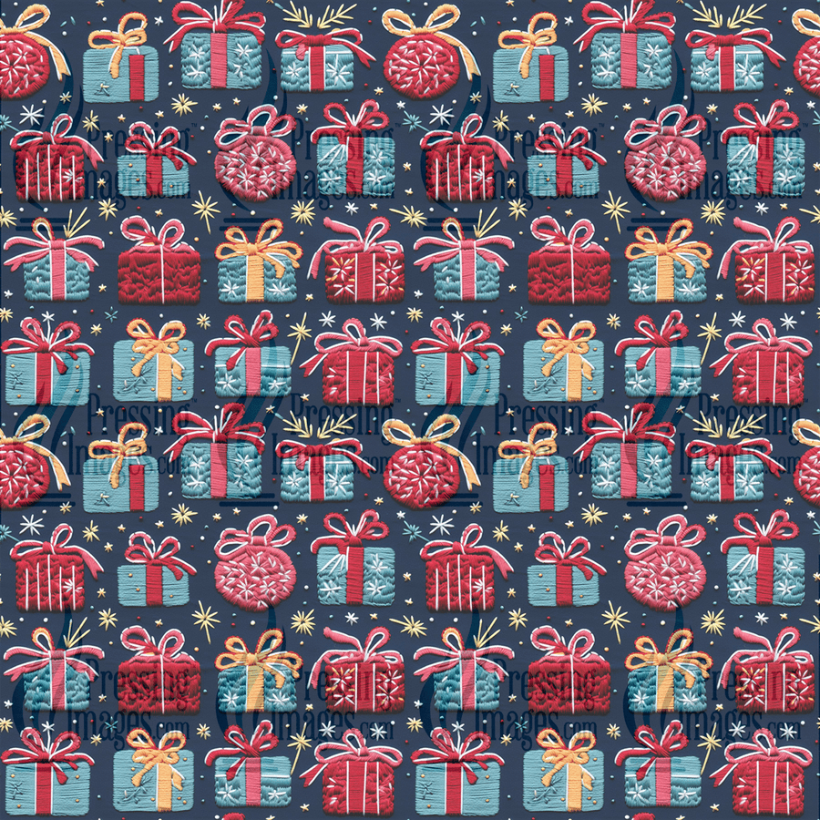 5062 Christmas Christmas Tinsel & Thread - Pressing Images