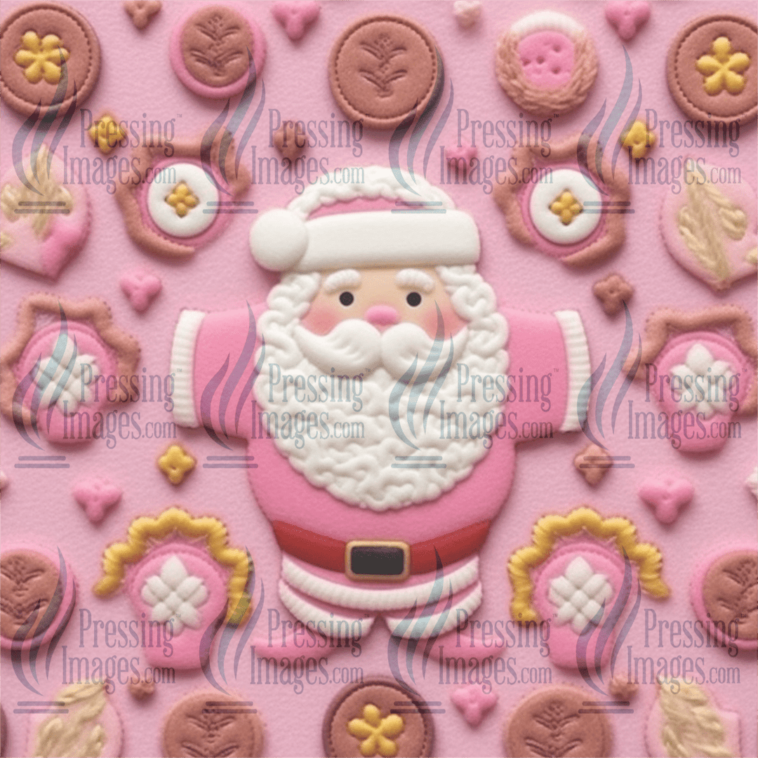 5065 3D Pink Christmas - Pressing Images