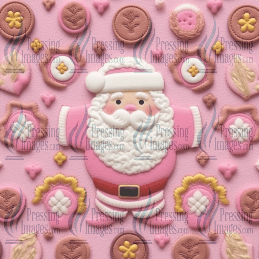 5065 3D Pink Christmas - Pressing Images