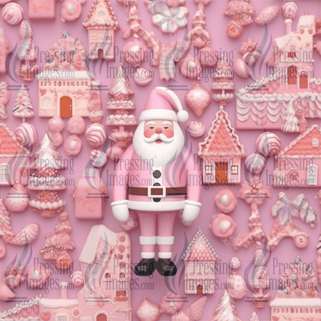 5066 3D Pink Christmas - Pressing Images
