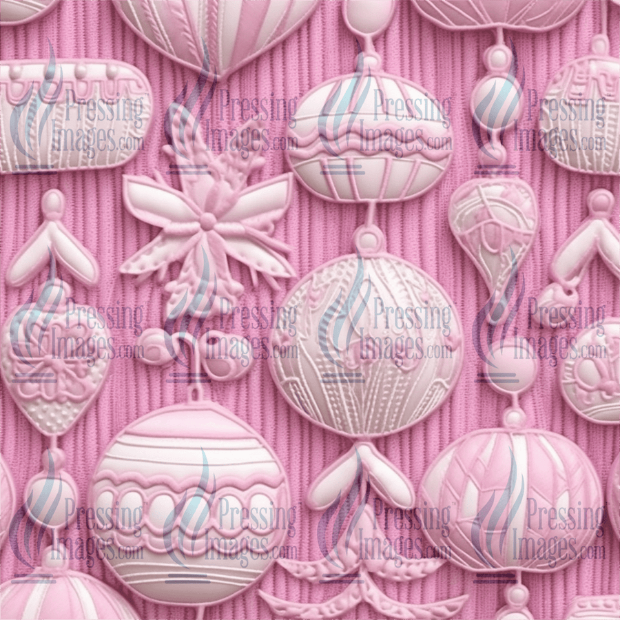 5070 3D Pink Christmas - Pressing Images