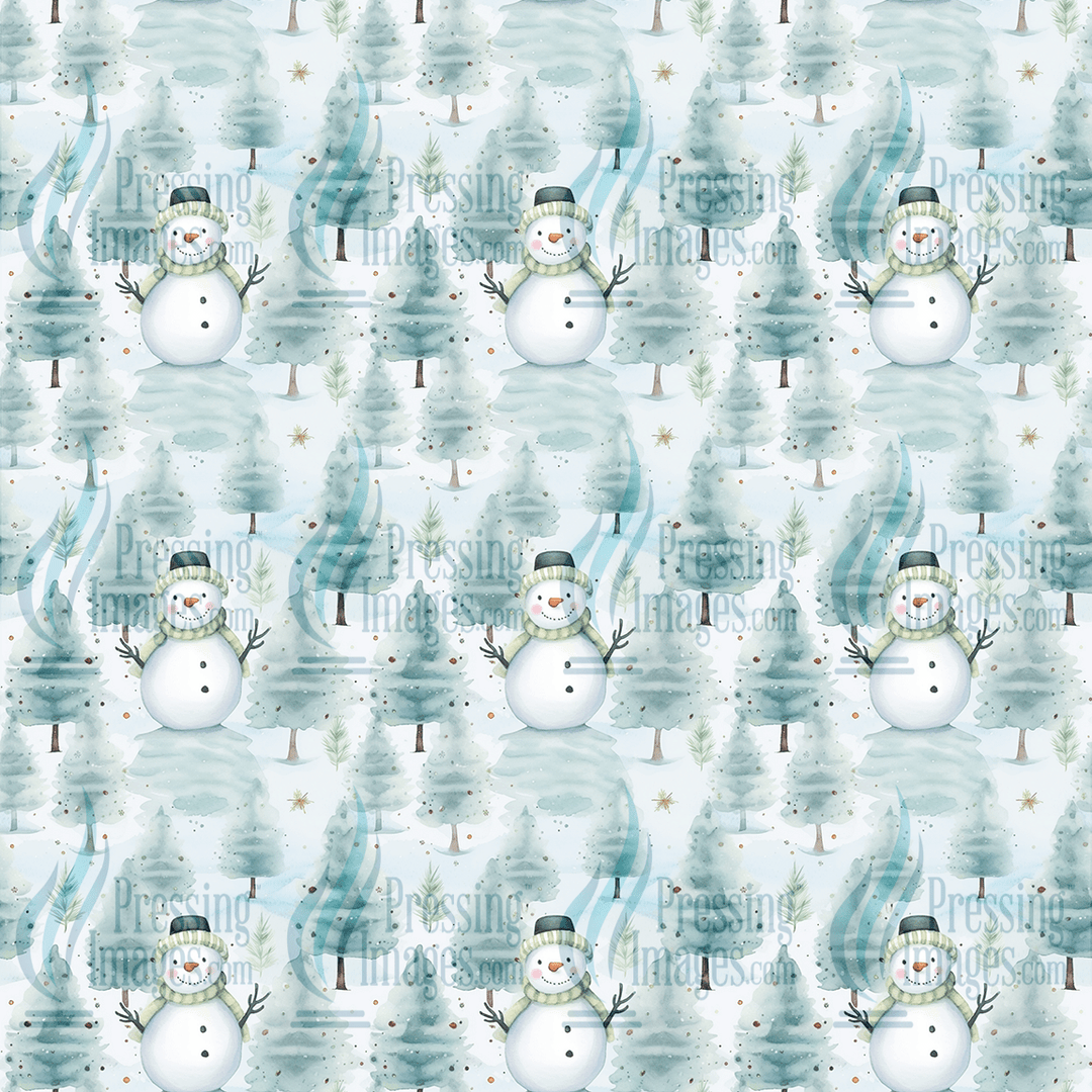 5073 Winter Snowman - Pressing Images