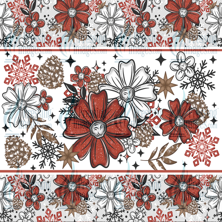 5074 Christmas Flowers - Pressing Images