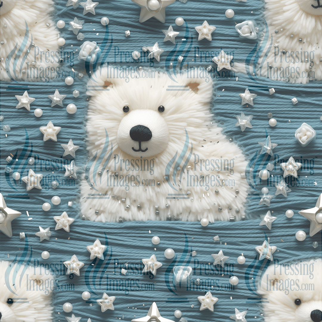 5078 3D Polar Bear - Pressing Images