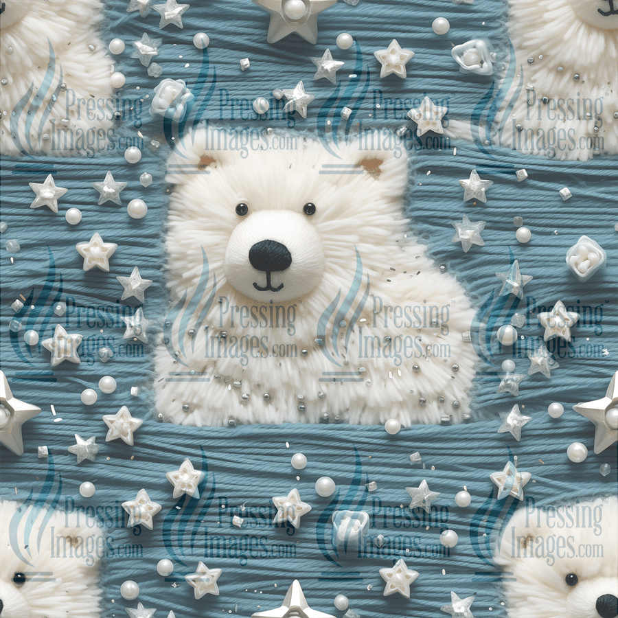 5078 3D Polar Bear - Pressing Images