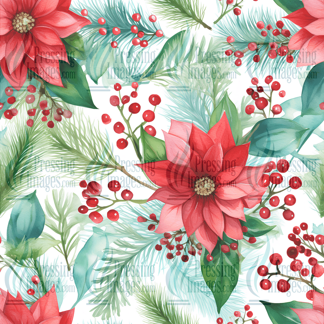 5082 Christmas Flowers - Pressing Images