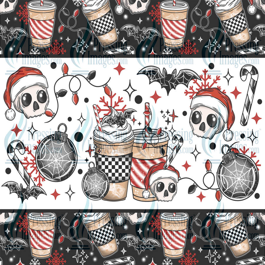 5095 Spooky Christmas Coffee - Pressing Images
