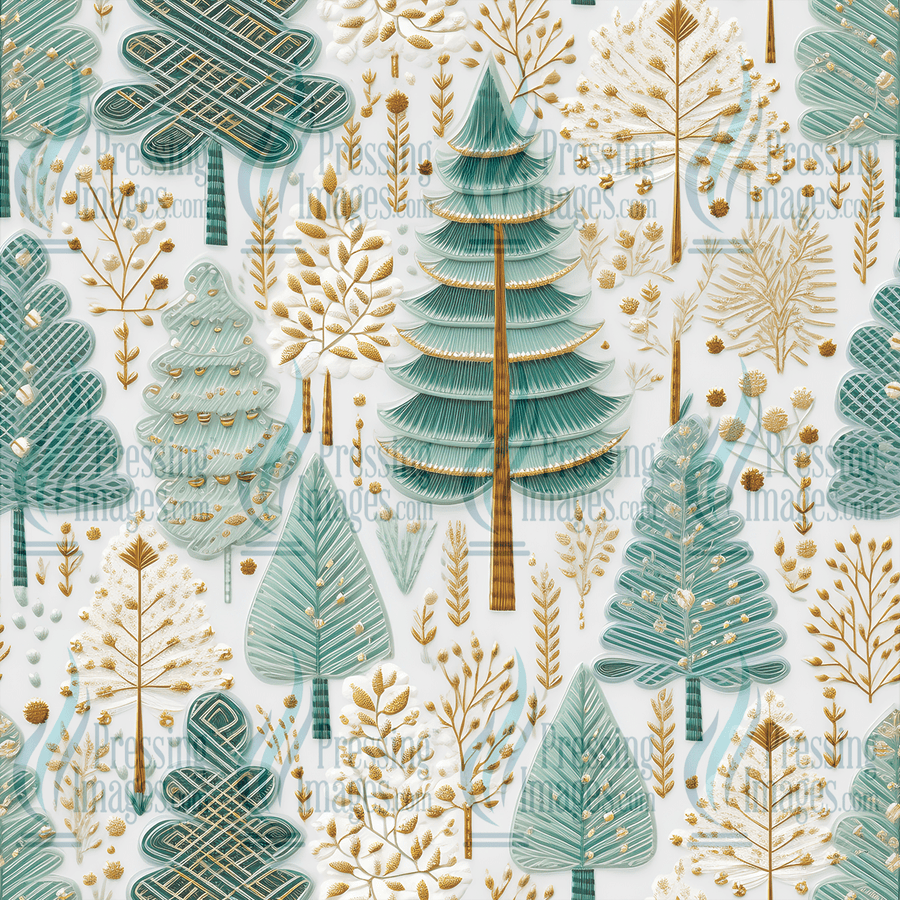 5101 Christmas Stitching - Pressing Images