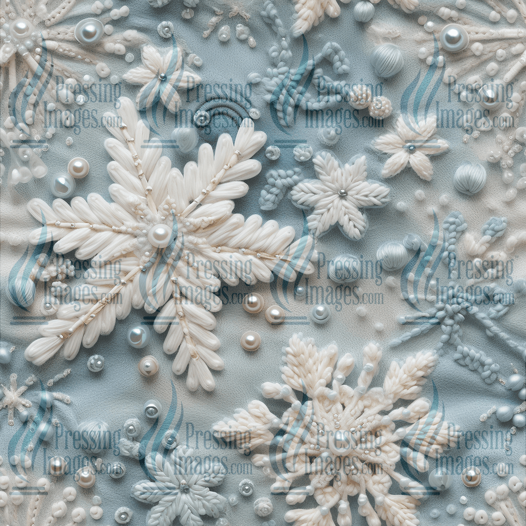 5102 Snowflake Stitching - Pressing Images