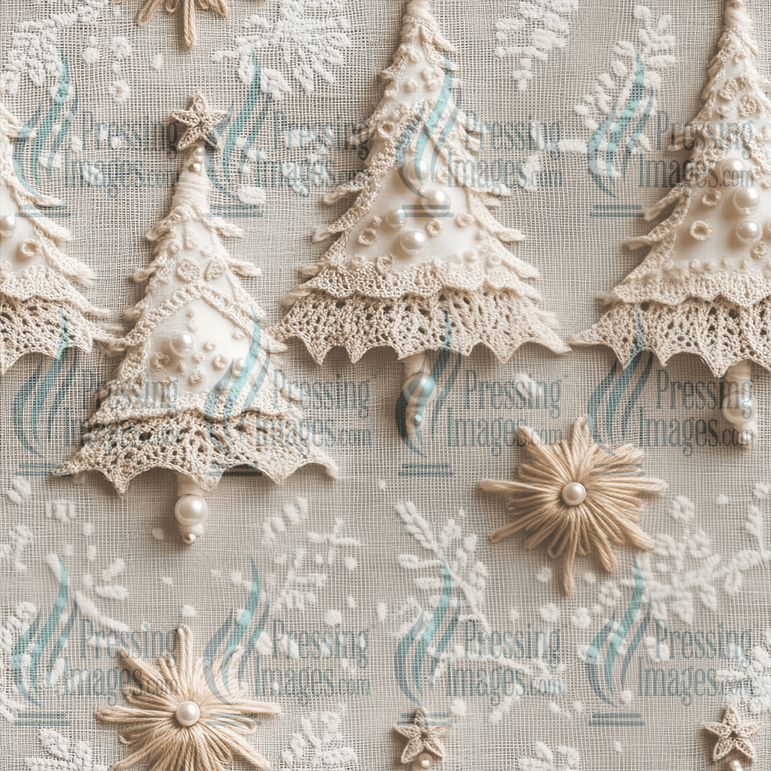 5117 Applique Trees - Pressing Images