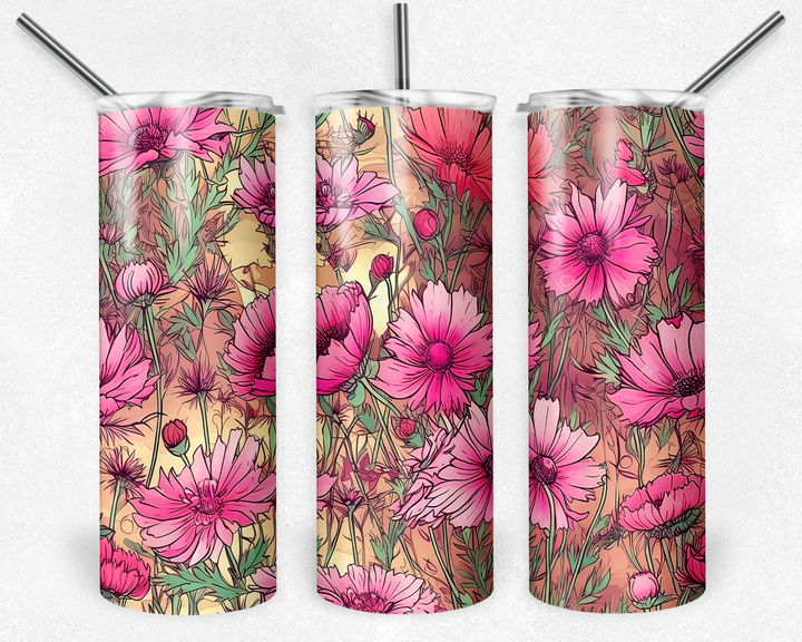 4701 pink floral pattern.