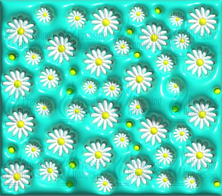 15354 Daisy Bubble tumbler Wrap.