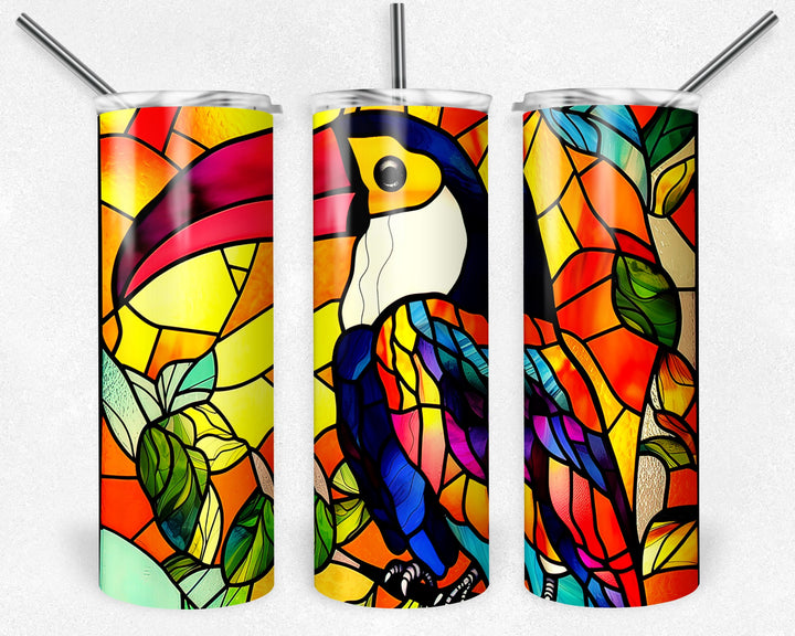 8009 two can stained glass tumbler Wrap