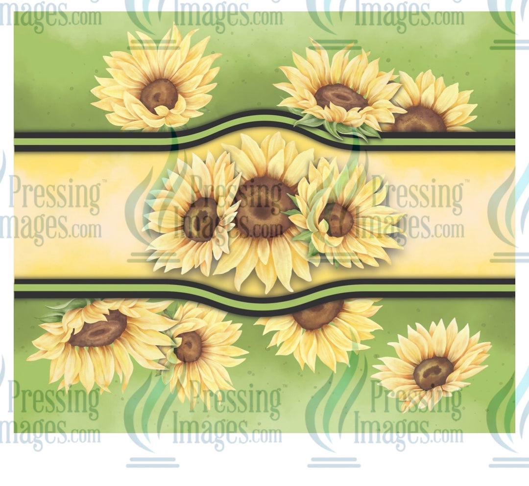 8185 Sunflower tumbler wrap
