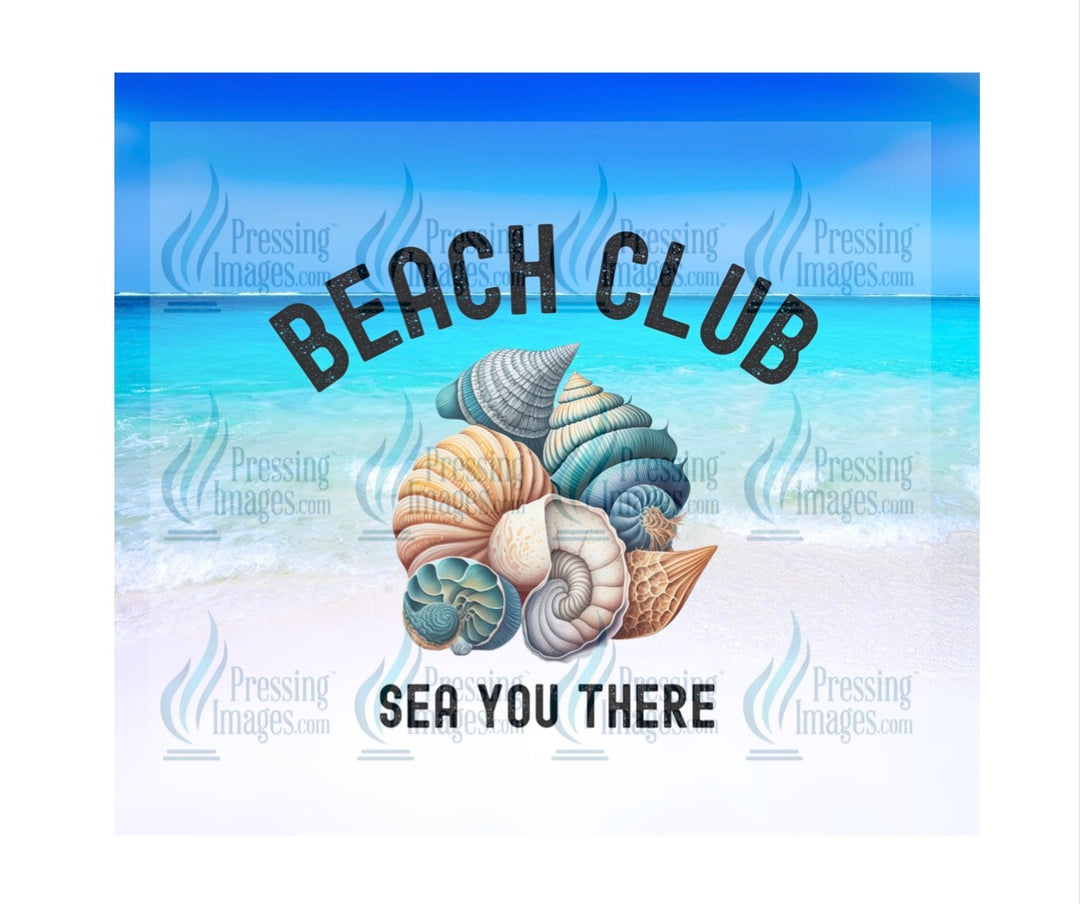 4885 Beach club Tumbler Wrap
