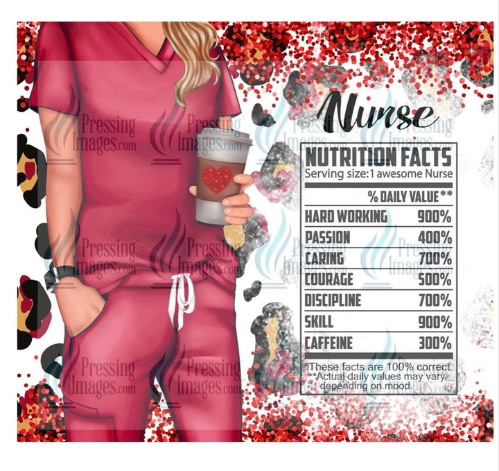 4715 Nurse red blonde hair.