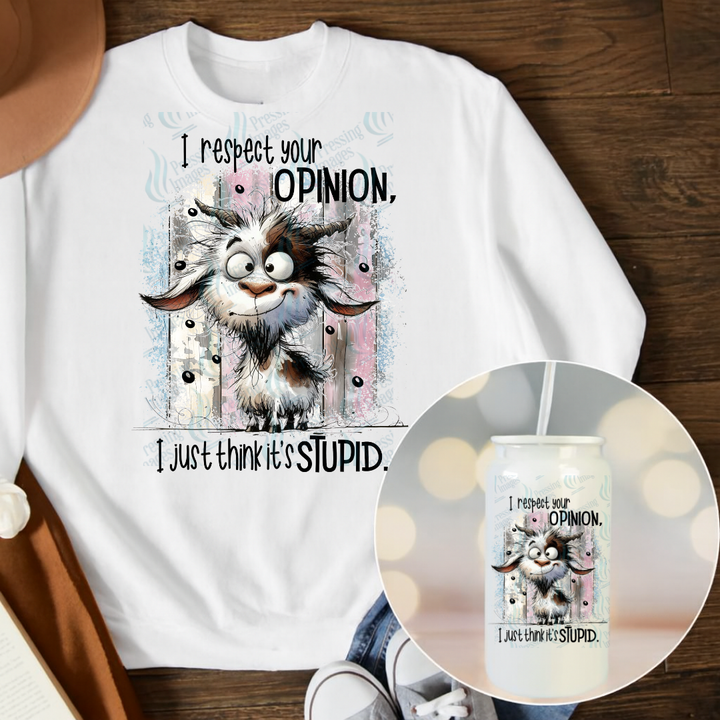 DTF 6788 I Respect Your Opinion