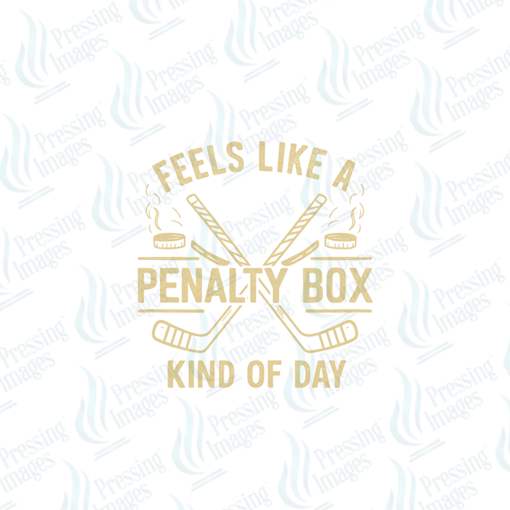 DTF 6808 Penalty Box — detail view — Pressing Images Canada
