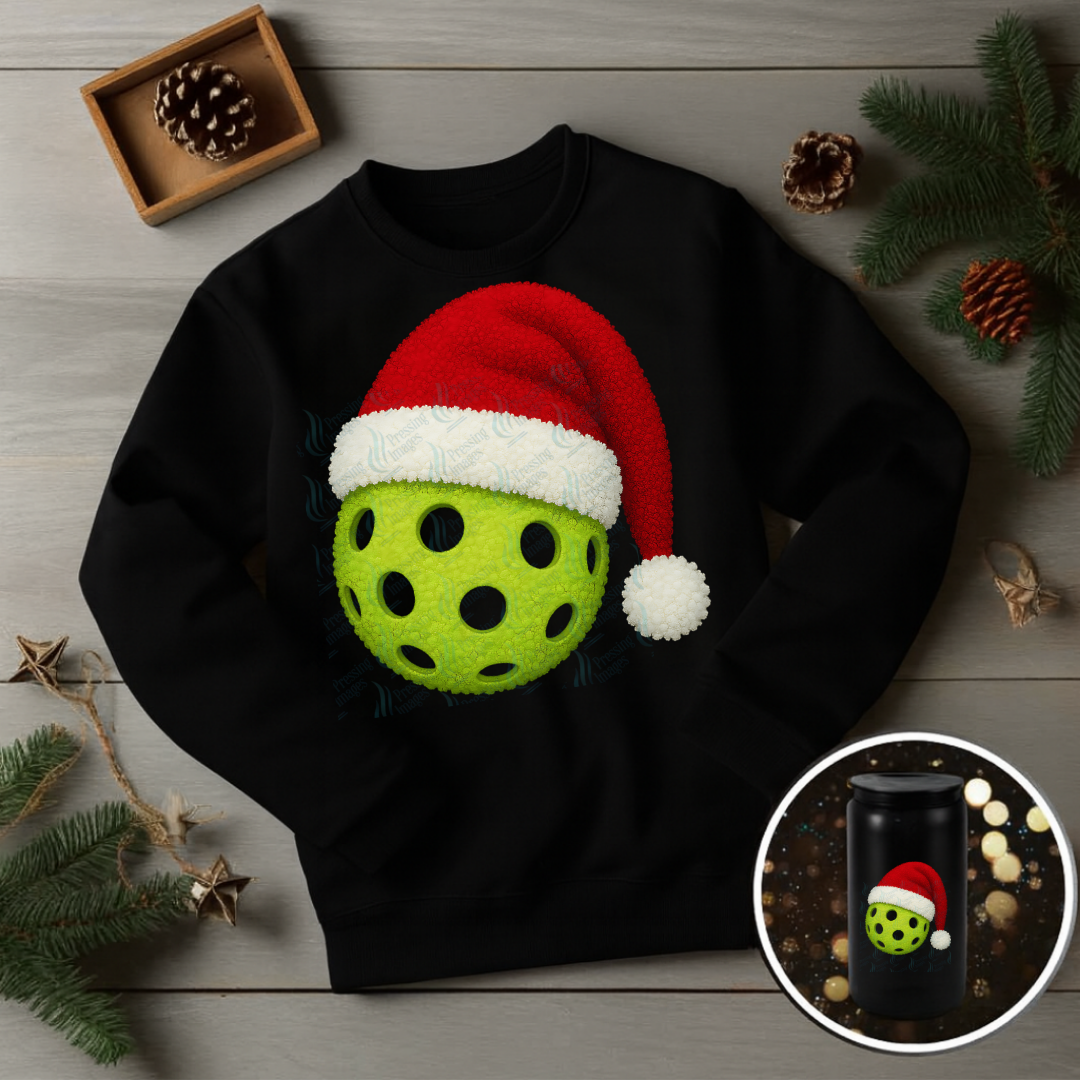 DTF 6810 Sports Balls Santa Hats — size reference — Pressing Images Canada