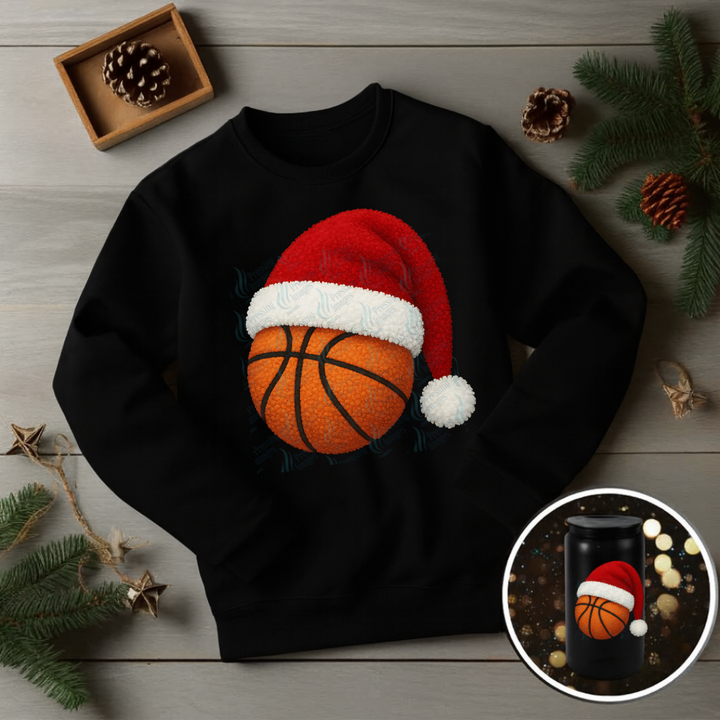 DTF 6810 Sports Balls Santa Hats — view 7 — Pressing Images Canada