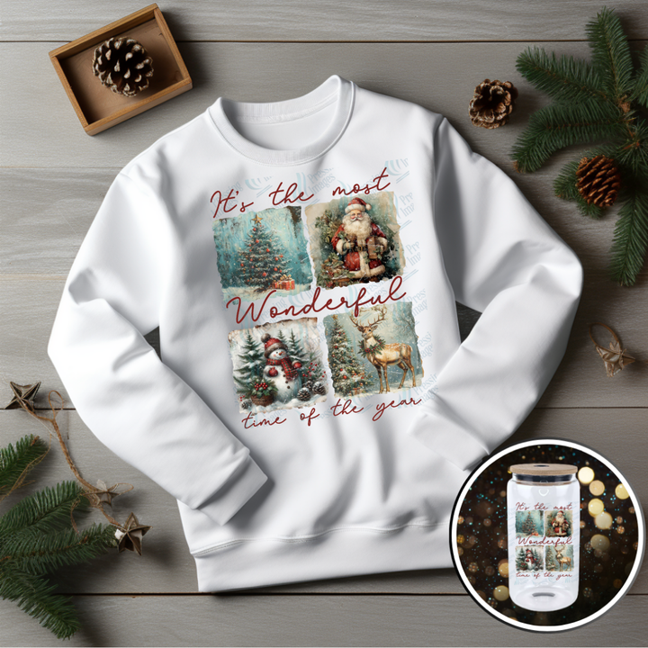 Most Wonderful Time of the Year Vintage | Pressing Images (#6811)