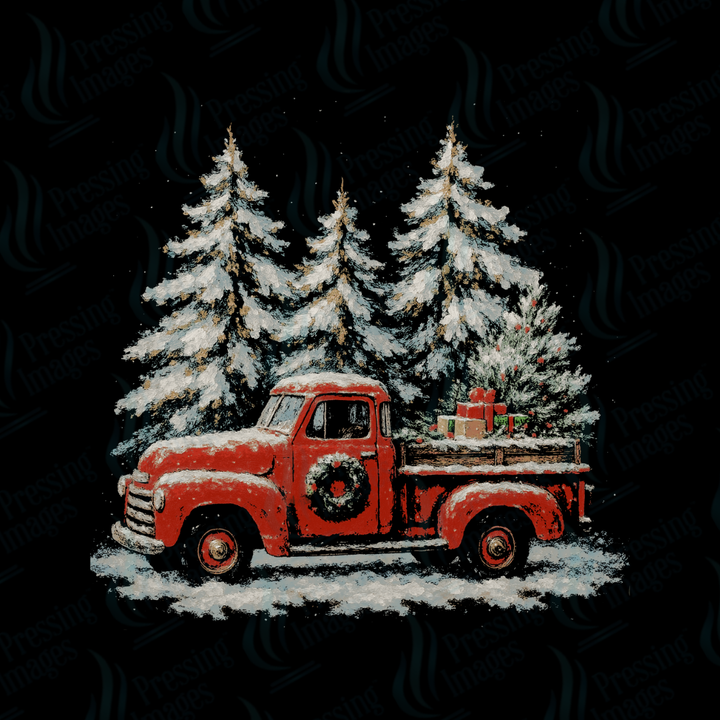 DTF 6812 Christmas Truck